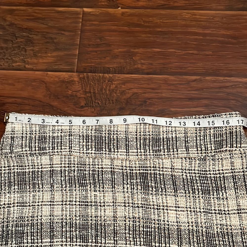 Nordstrom Rack Moda Academia Tweed Ruffle Bottom Skirt Feminine Schoolgirl - Picture 4 of 10